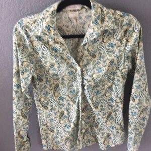 Van Heusen dress shirt with rouching at chest.